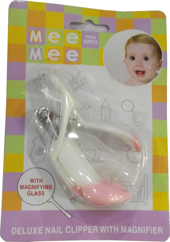 MeeMee Deluxe Nail Clipper with Magnifier Pink MeeMee Deluxe Nail Clipper with Magnifier Pink