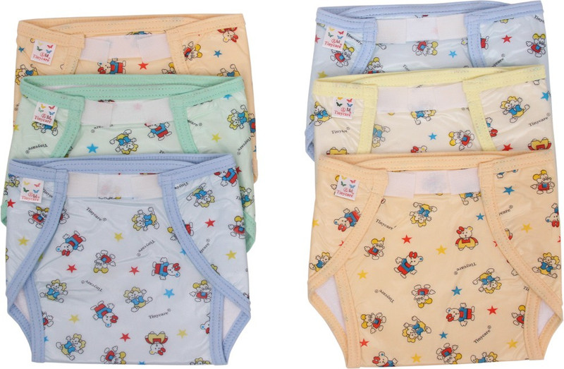 Vadmans Vadmans Tinycare Inside Cloth Outside Plastic Nappy