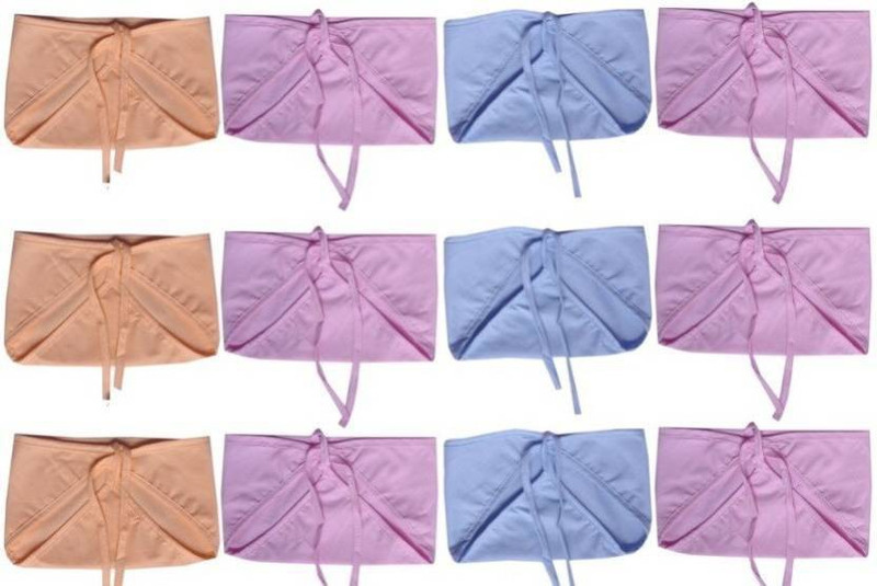 Chhote Janab BABY TRIANGULAR SHAPE COTTON NAPPY (PACK OF 12)