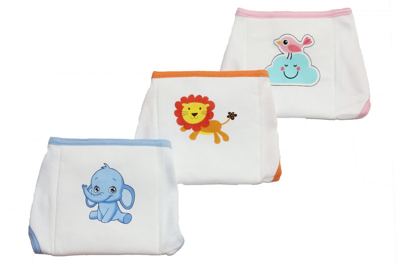 Softcare Soft Care square nappy interlock fabric with string tie up
