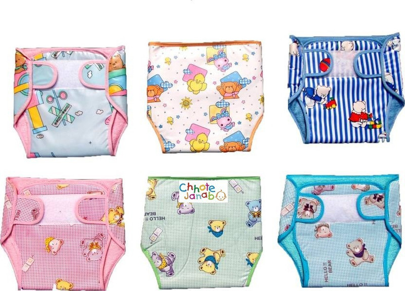 Chhote Janab BABY TOWEL PLASTIC NAPPY DIAPERS