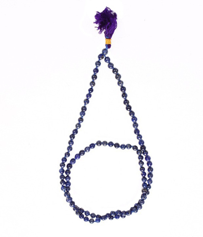 ByCue Lapis Lazuli Mala Lapis Lazuli Stone Necklace