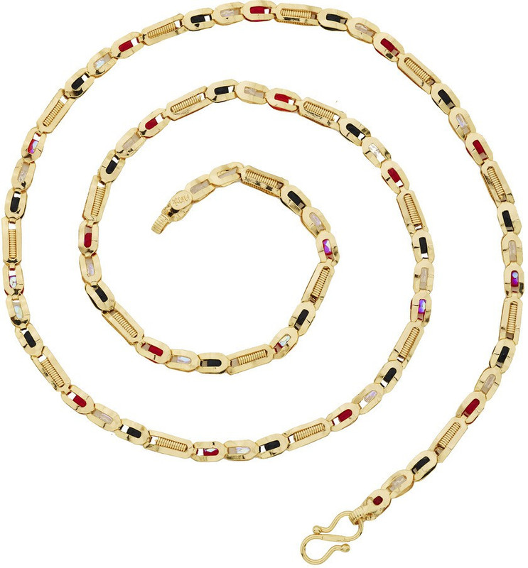 the jewelbox 3d Traditional Gold-plated Plated Brass Chain