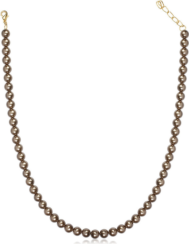 Oviya Pearl Gold-plated Plated Glass Chain