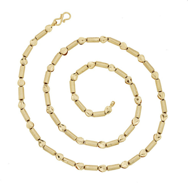 the jewelbox 3d Pipe Gold-plated Plated Brass Chain