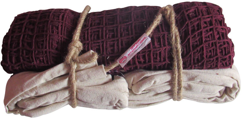 Brawn Cotton Badminton Net(Maroon)
