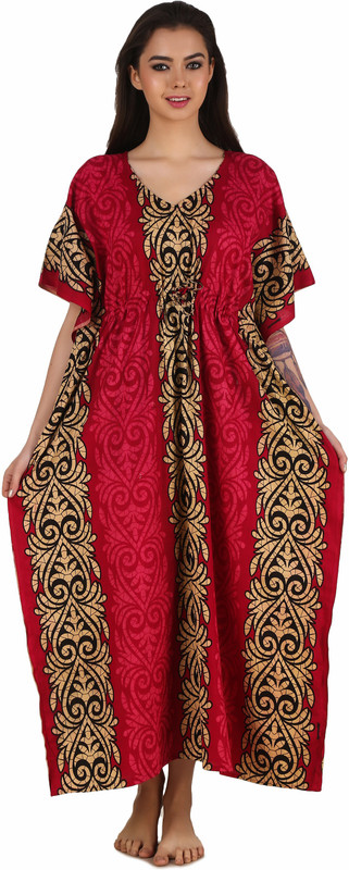 Masha Women Nighty(Maroon)