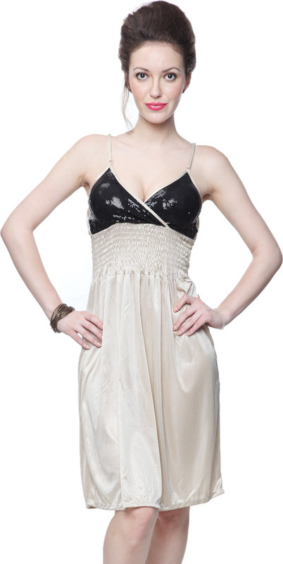 Kanika Women Nighty(White)