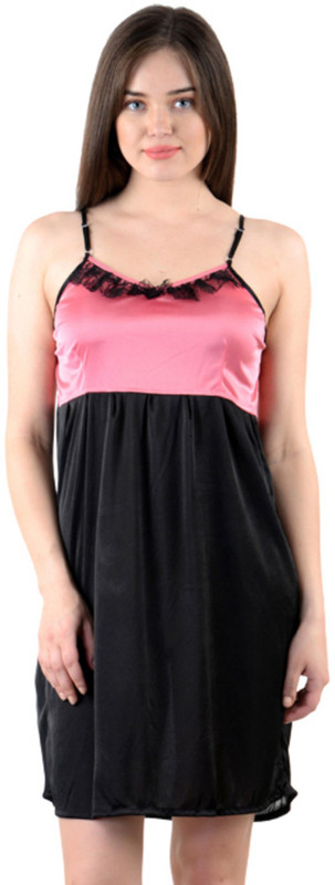 Tiger Grid Women Nighty(Multicolor)