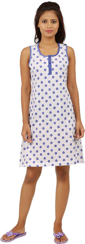 Flamingo Women Nighty(Purple)