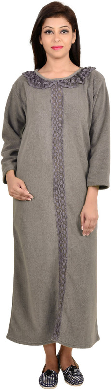 9teen Again Women Nighty(Grey)