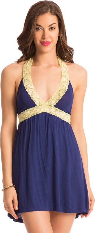PrettySecrets Women Chemise(Blue)