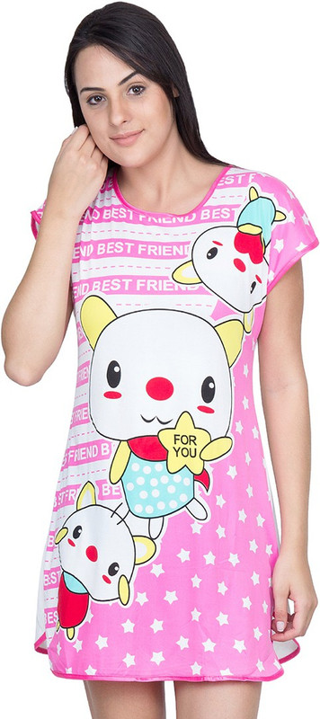 Camey Women Nightshirts(White)