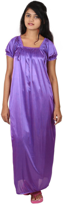 Sai Shop Women Nighty(Purple)