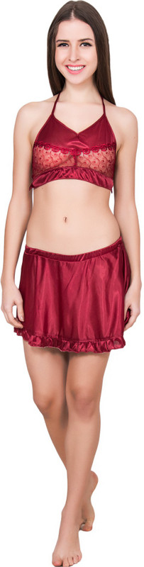 Kanika Women Chemise(Maroon)