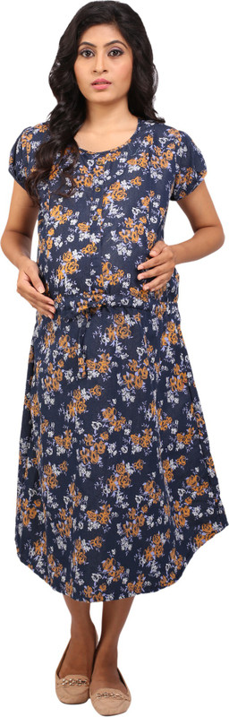 Vixenwrap Women Nighty(Multicolor)