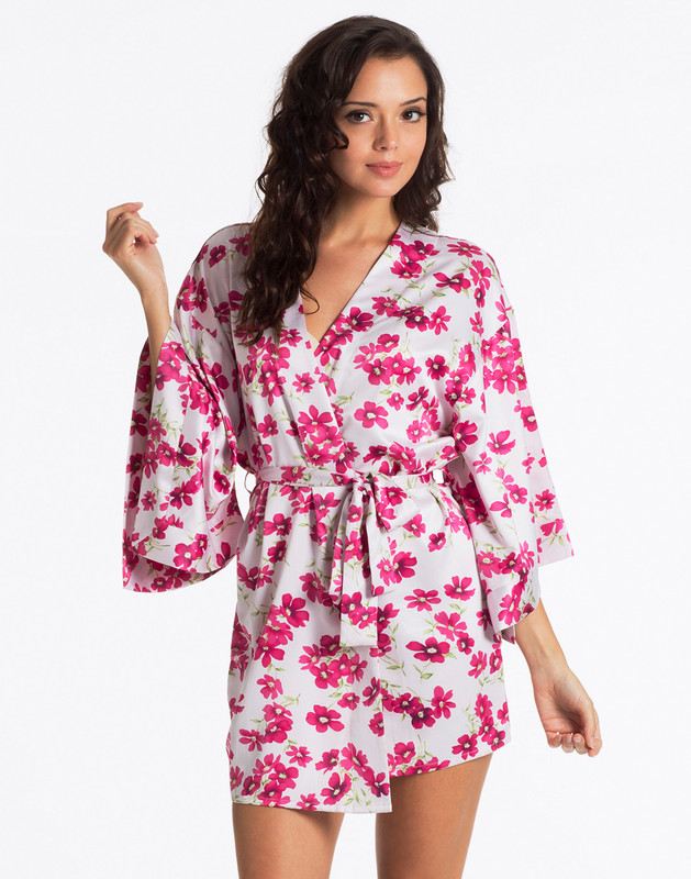 PrettySecrets Women Nighty(Pink, White)