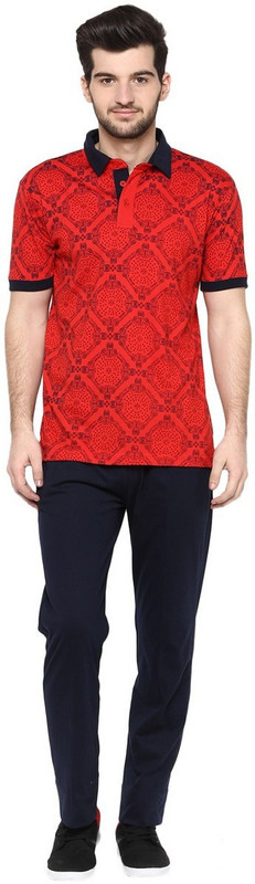 Cayman Men Printed Red Top & Pyjama Set Cayman Men Printed Red Top & Pyjama Set