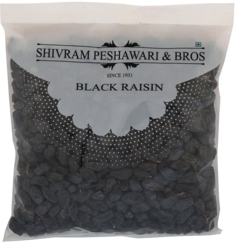 Shivram Peshawari & Bros Black Raisins(250 g, Pouch) RS.399 (45.00% Off) - Flipkart