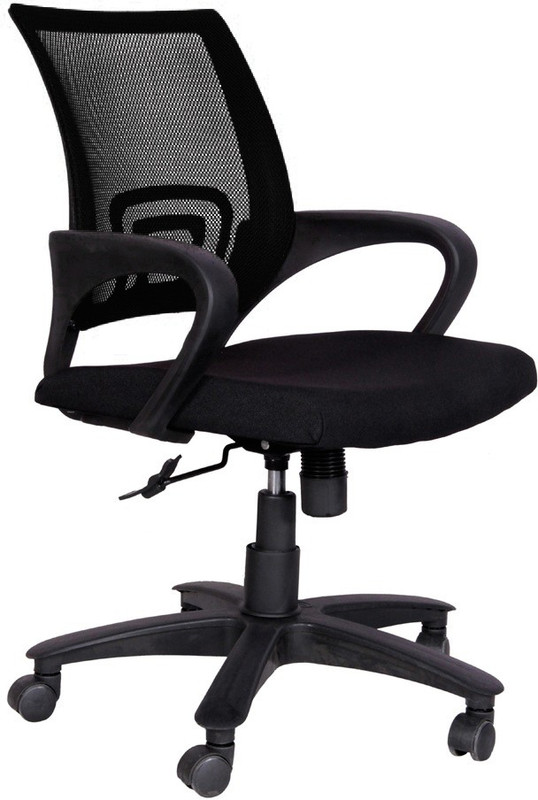 Woodstock India Fabric Office Arm Chair(Black, Black) RS.4999 (72.00% Off) - Flipkart