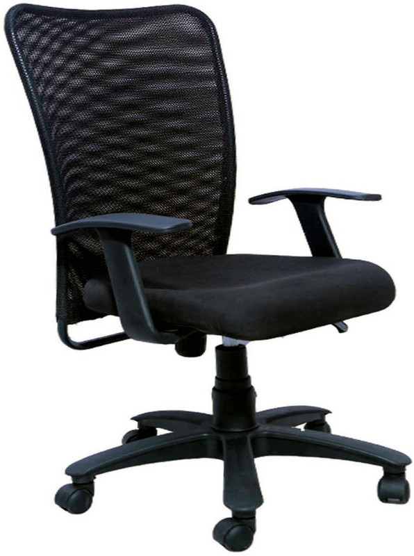 Woodstock India Fabric Office Arm Chair(Black, Black) RS.4999 (72.00% Off) - Flipkart