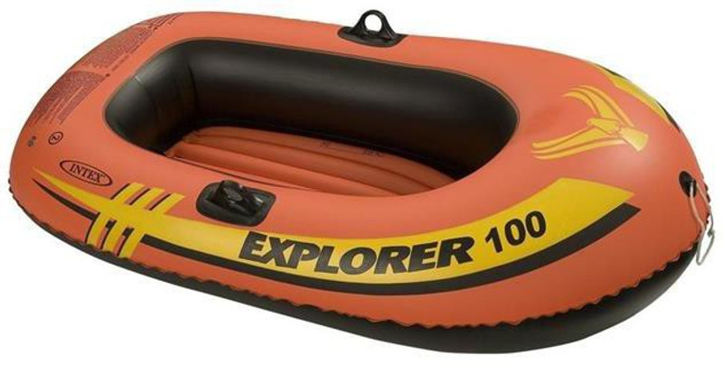 KC Intex Explorer 100 Boat - 58329NP (58In X 33In X 14In)(Multicolor)