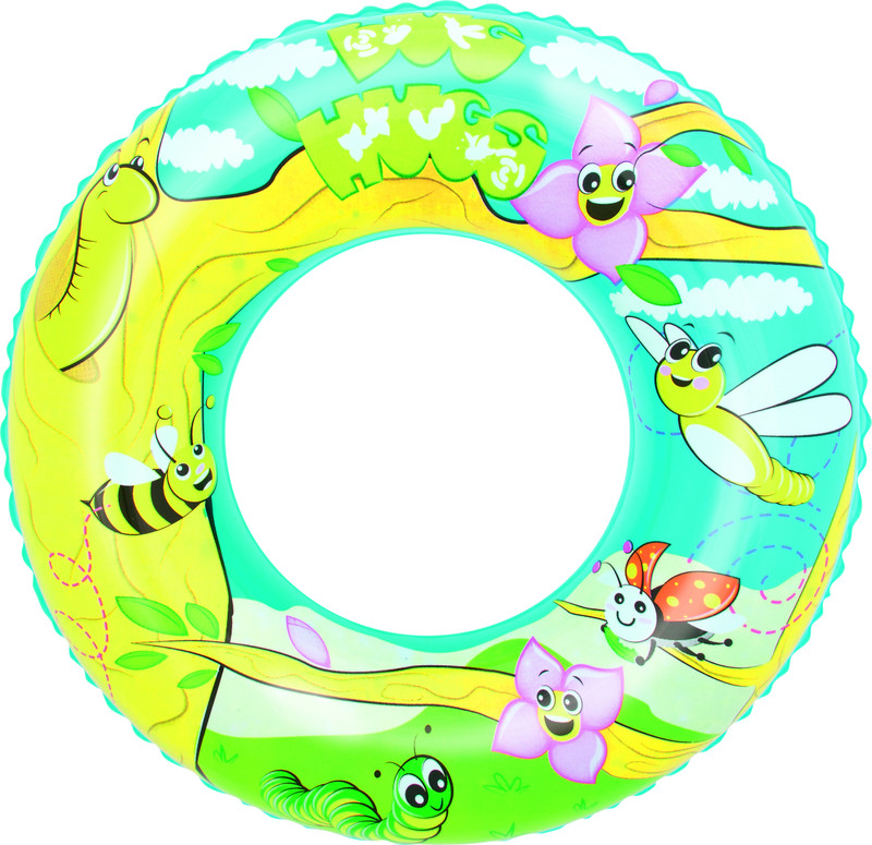 Bestway Designer Swimming Ring - Nature(Multicolor)