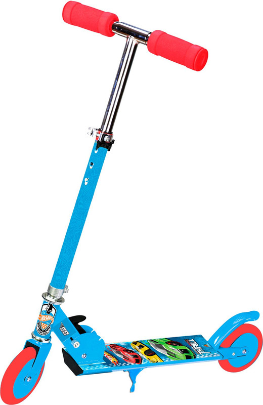 Disney Hot Wheels 2 Wheel Scooter(Blue)