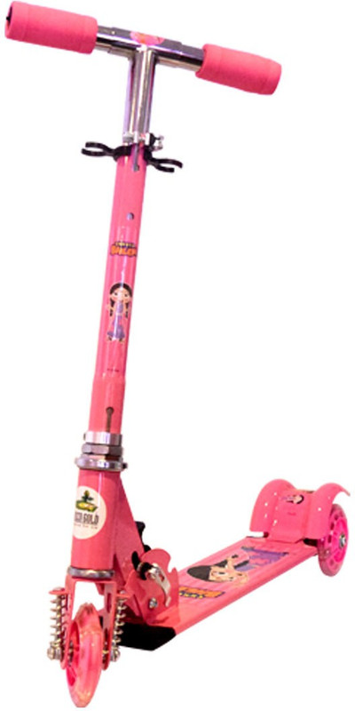 Chhota Bheem Chutki 3 Wheel Scooter - Pink GGS05 Tricycle(Pink)
