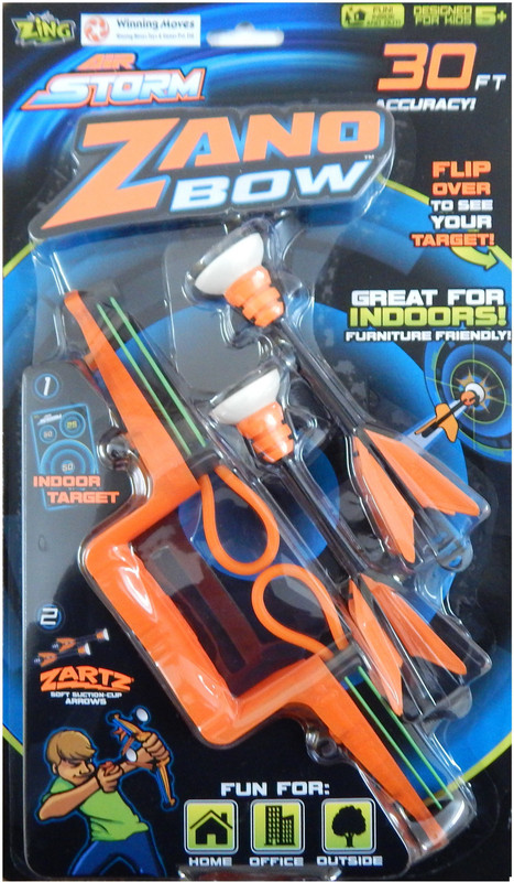 Winning Moves Zing Air Storm Zano Bow(Multicolor)