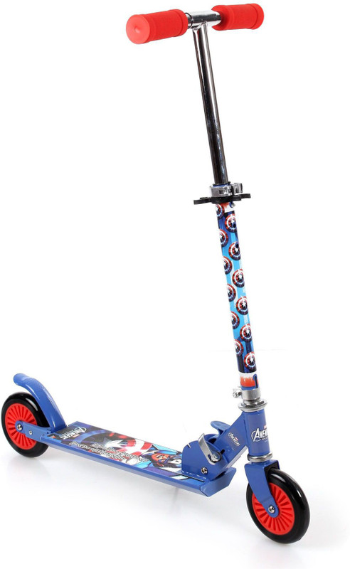 Captain America Two Wheel Scooter(Red, Blue)