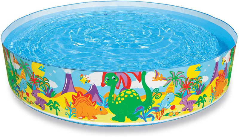 INTEX Snap-Set Coral Reef Pool Inflatable Swimming Pool(Multicolor)