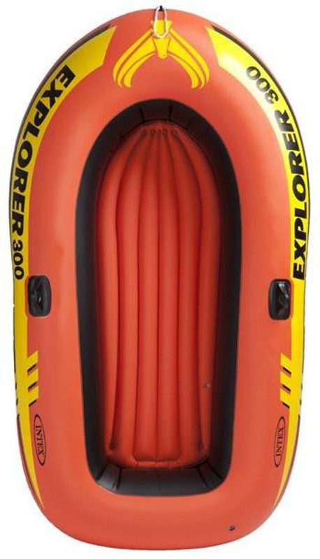 KC Intex Explorer 300 Boat - 58332NP (83In X 46In X 16In)(Multicolor)