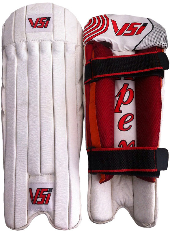 VSI Apex Men's (39 - 43 cm) Men Wicket Keeping Pad(Red, Tournament)