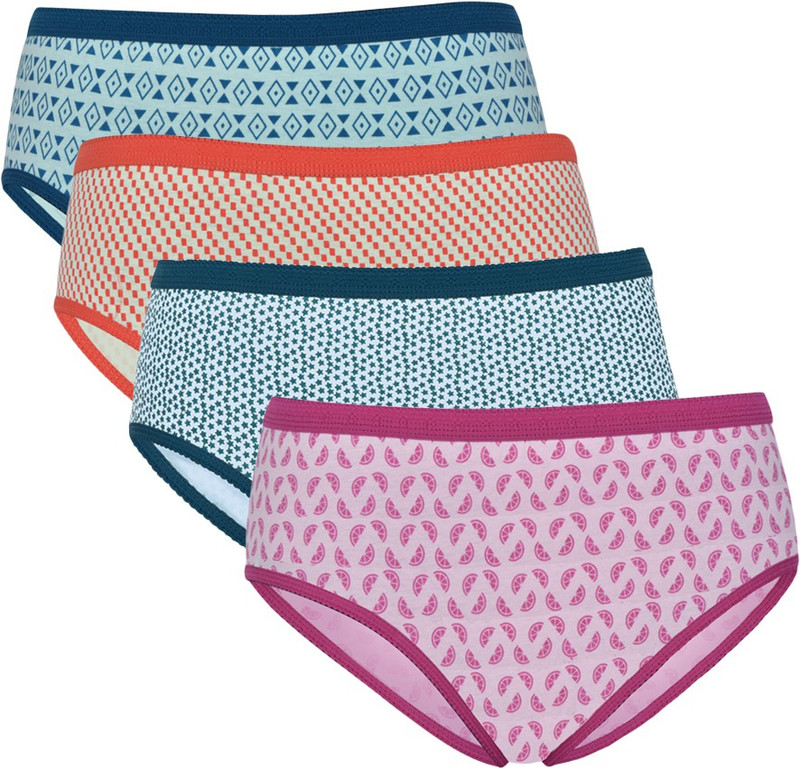 Loria Women Hipster Multicolor Panty(Pack of 4)