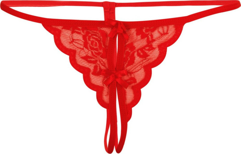 dealsutra Women Thong Red Panty(Pack of 1)