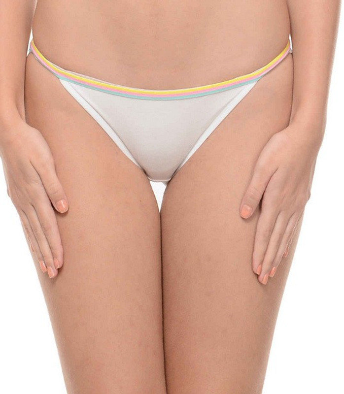 Ploomz Fashion Women Bikini White Panty(Pack of 1)