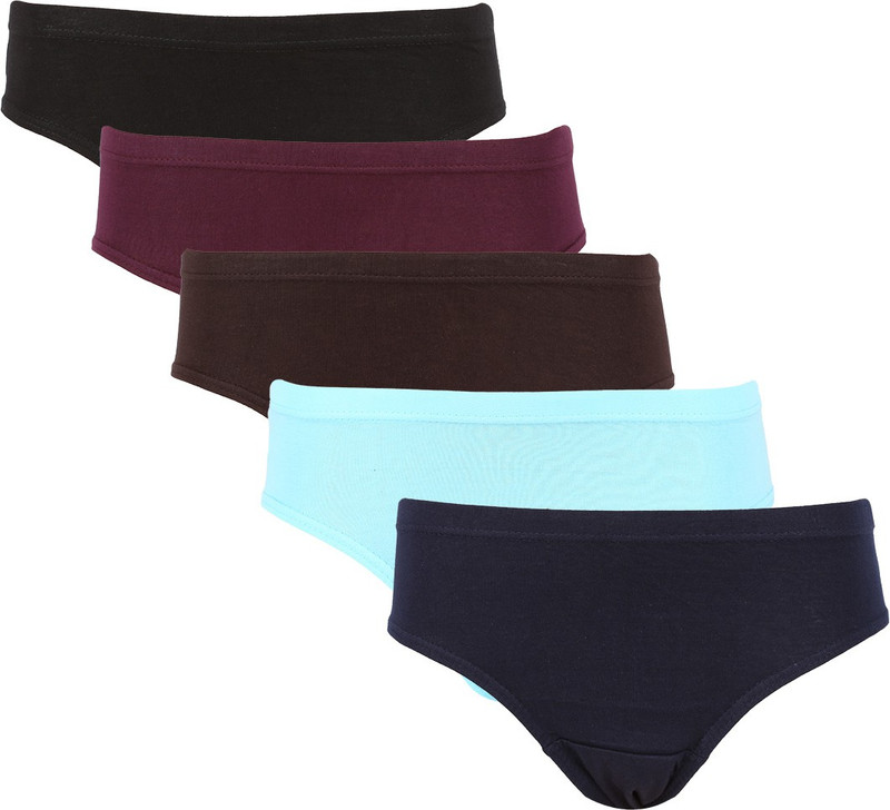 Esteem So Women's Brief Multicolor Panty(Pack of 5)