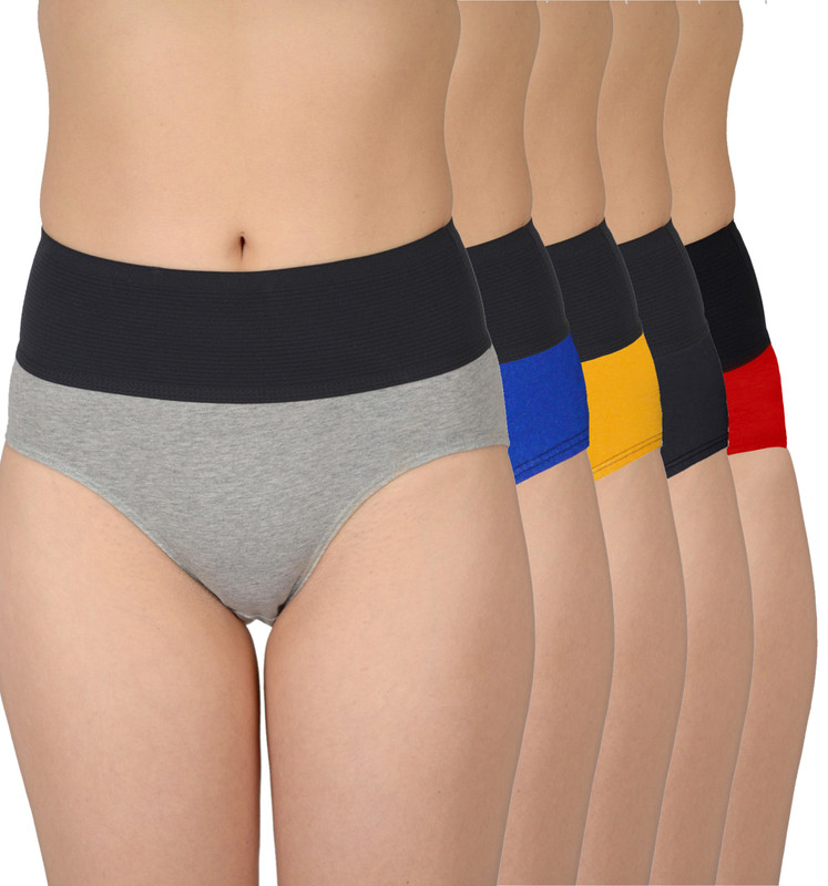 Selfcare Women Hipster Multicolor Panty(Pack of 5)