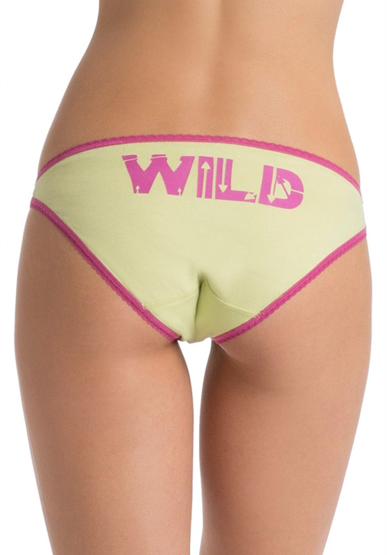 PrettySecrets Be Cheeky Wild Women Bikini Yellow Panty(Pack of 1)