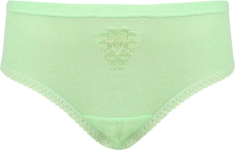 Vaishma Plain-3 Women Hipster Light Green Panty(Pack of 1)