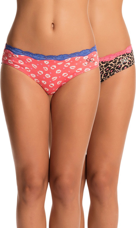 PrettySecrets Women Hipster Brown, Pink Panty(Pack of 2)