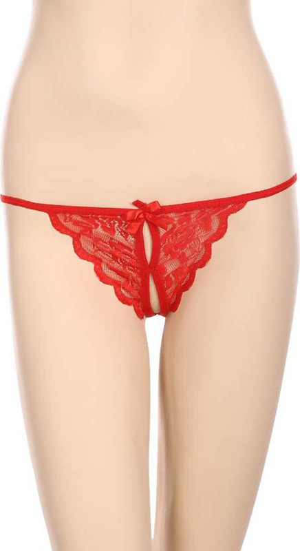 dealsutra Women Thong Red Panty(Pack of 1)