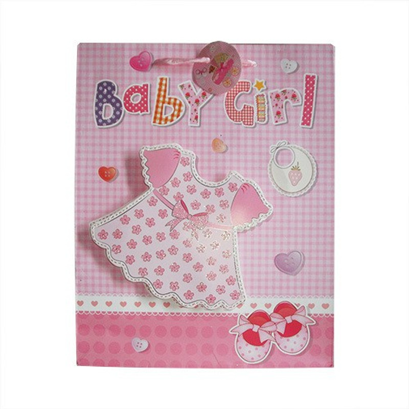 Paper Bag Zone Printed Party Bag(Pink, Pack of 10)