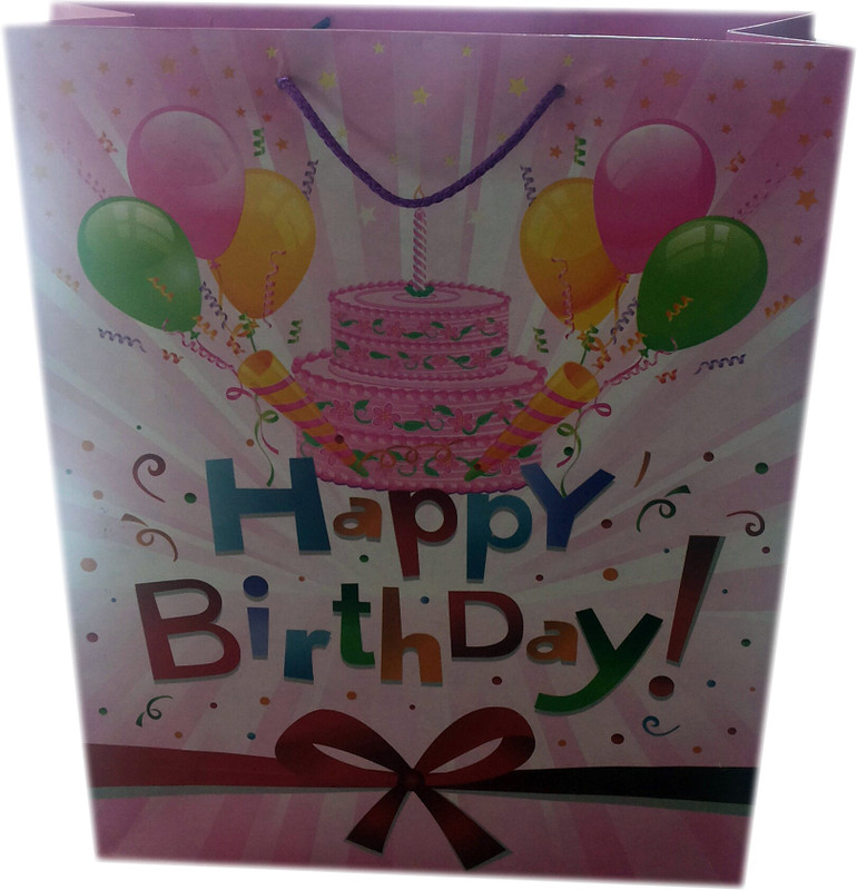 Paper Bag Zone Printed Party Bag(Multicolor, Pack of 10)