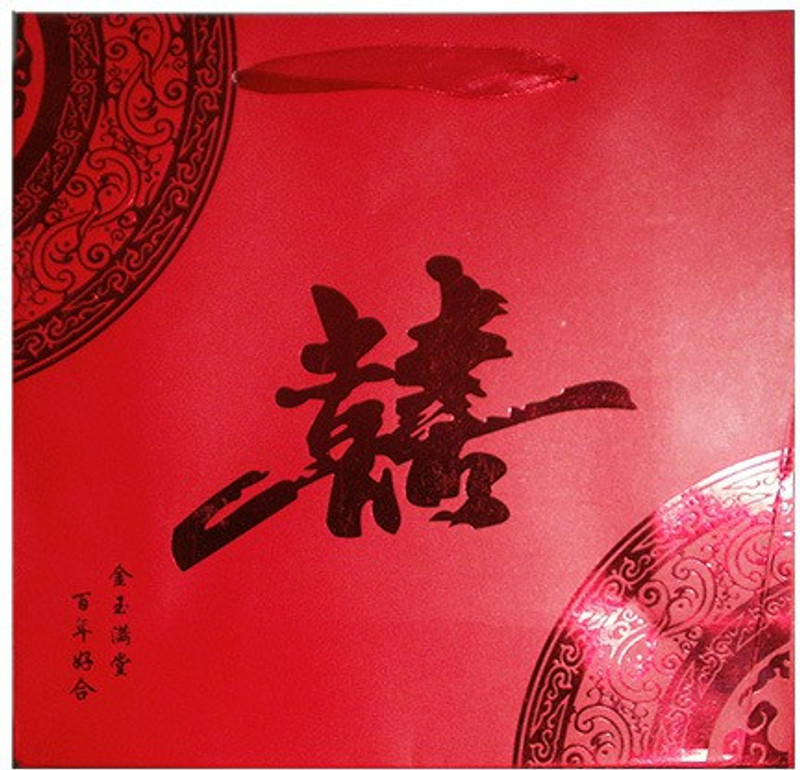 Paper Bag Zone Printed Party Bag(Red, Pack of 10)