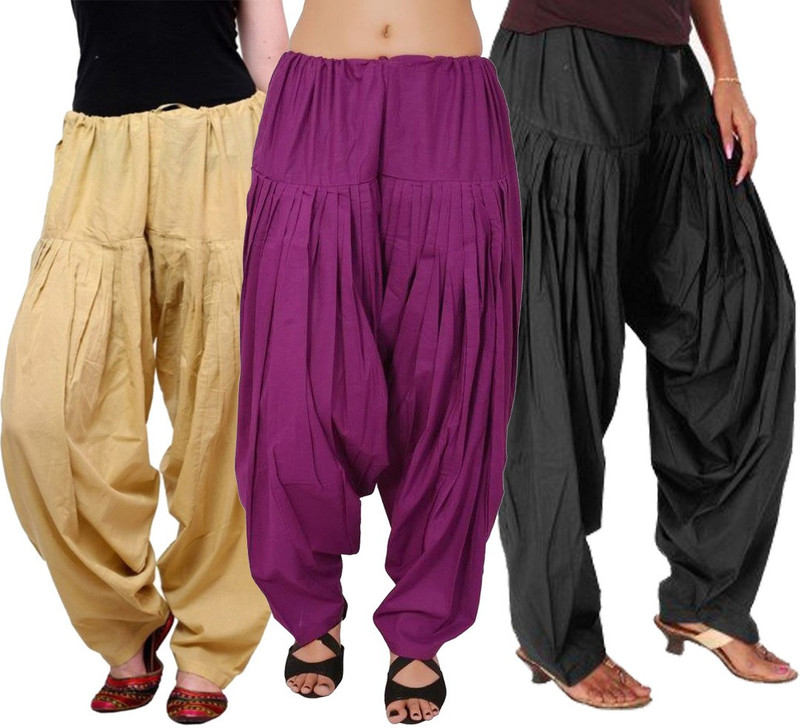 LuvCare Cotton Blend Solid Patiala