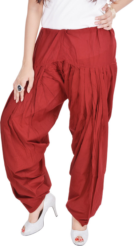 Poopii Cotton Blend Solid Patiala