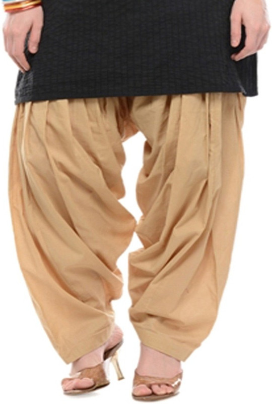 salwar Cotton Blend Solid Patiala