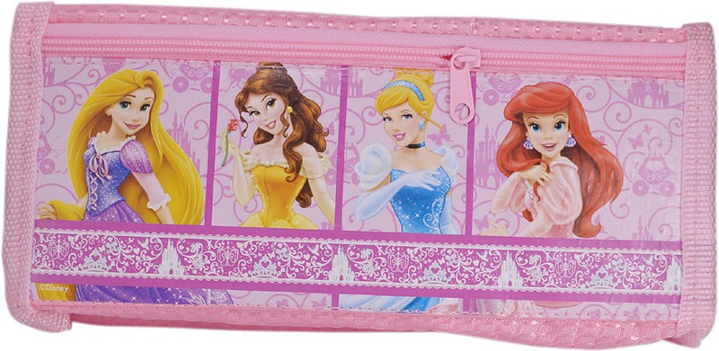 Saamarth Impex Cartoon Girls Art Fabric Pencil Box(Set of 1, Pink)